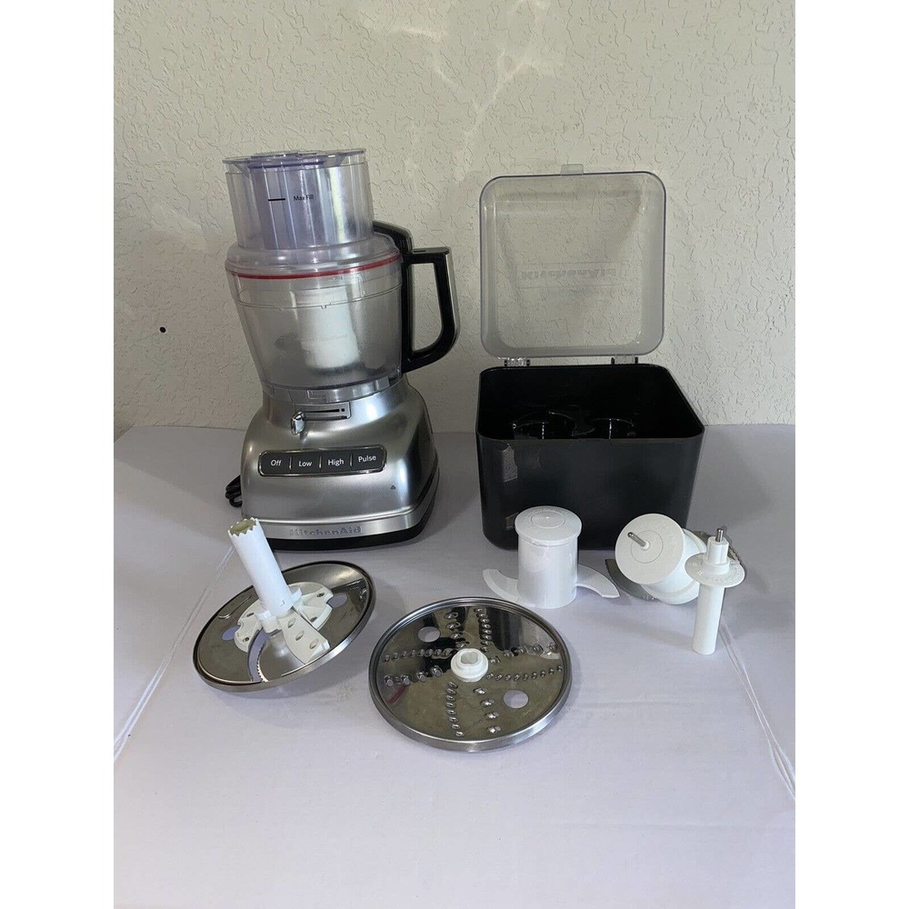 KitchenAid 11-Cup Food Processor ExactSlice System Contour Silver KFP1133CU